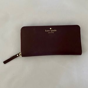 Kate spade mikas pond Lacey leather wallet
